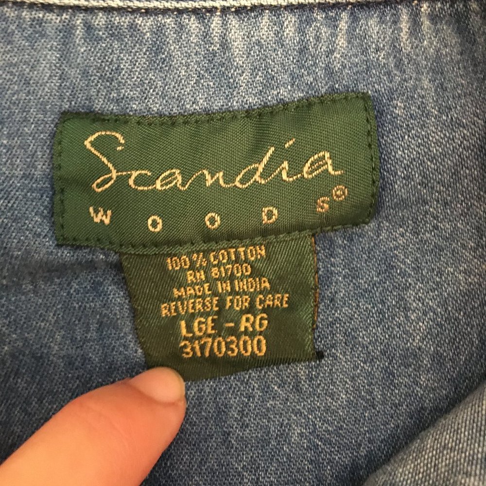 VINTAGE DENIM BUTTON UP - Picture 6 of 14